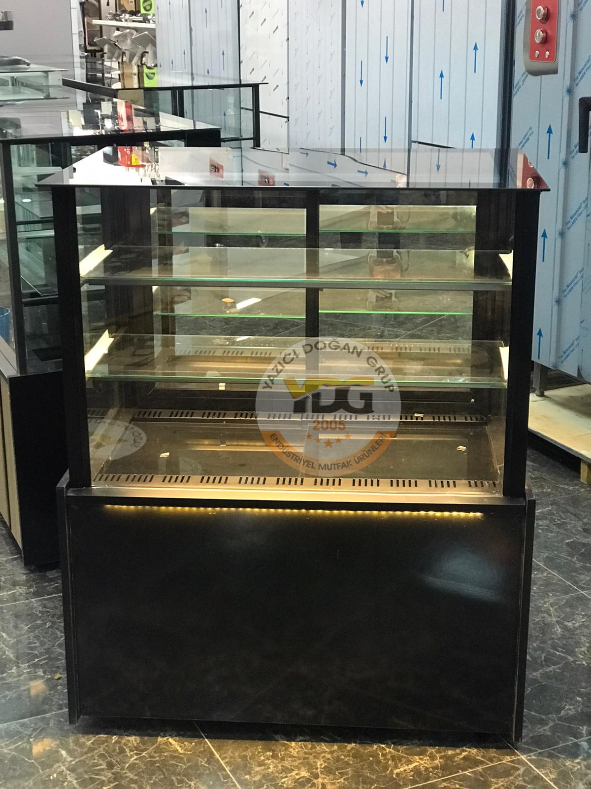 PASTA DOLABI VİTRİN TİPİ - 100 CM - ŞIK TASARIM - SIFIR - Görsel 3