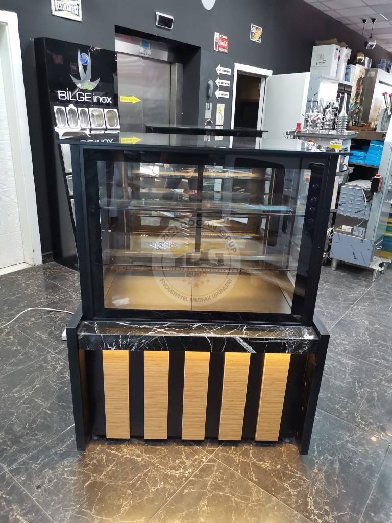 100 CM PASTA DOLABI - AHŞAP ÇİZGİLİ - Görsel 10