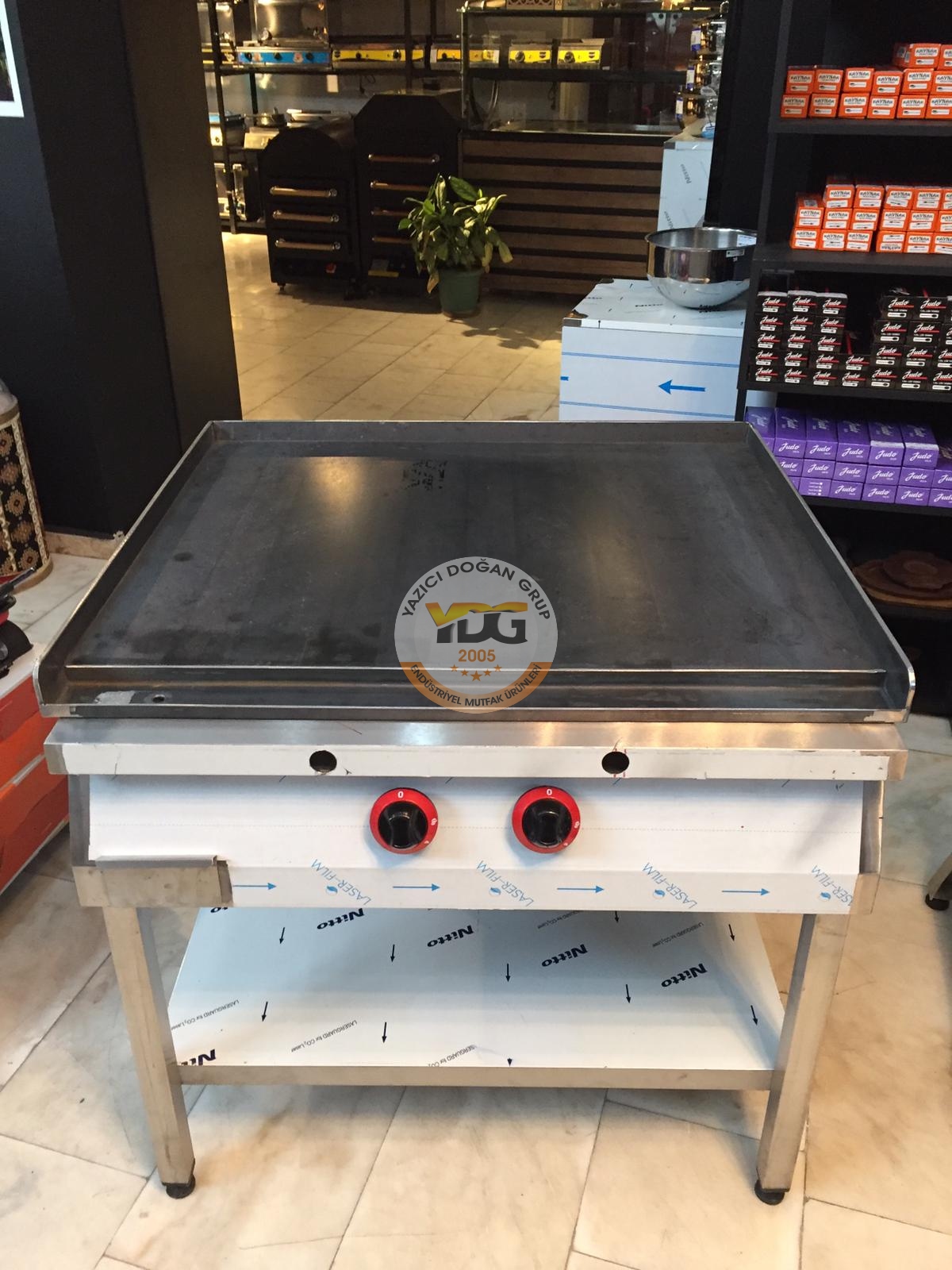 BAZLAMA PİŞİRME PROFESYONEL SERİ IZGARA - 120*100 DOĞALGAZLI - Görsel 8