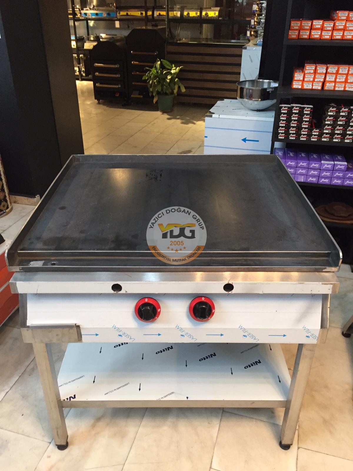 BAZLAMA PİŞİRME PROFESYONEL SERİ IZGARA - 120*100 DOĞALGAZLI - Görsel 3