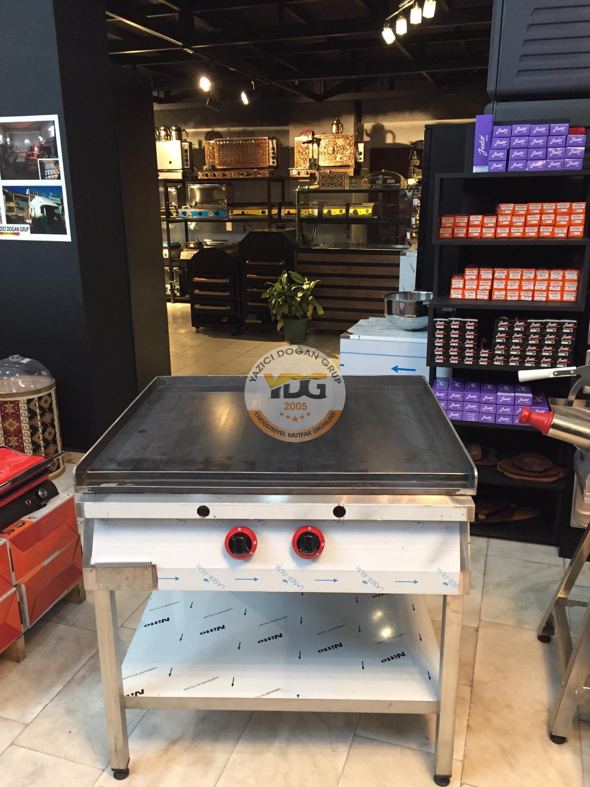 BAZLAMA PİŞİRME PROFESYONEL SERİ IZGARA - 120*100 DOĞALGAZLI - Görsel 6