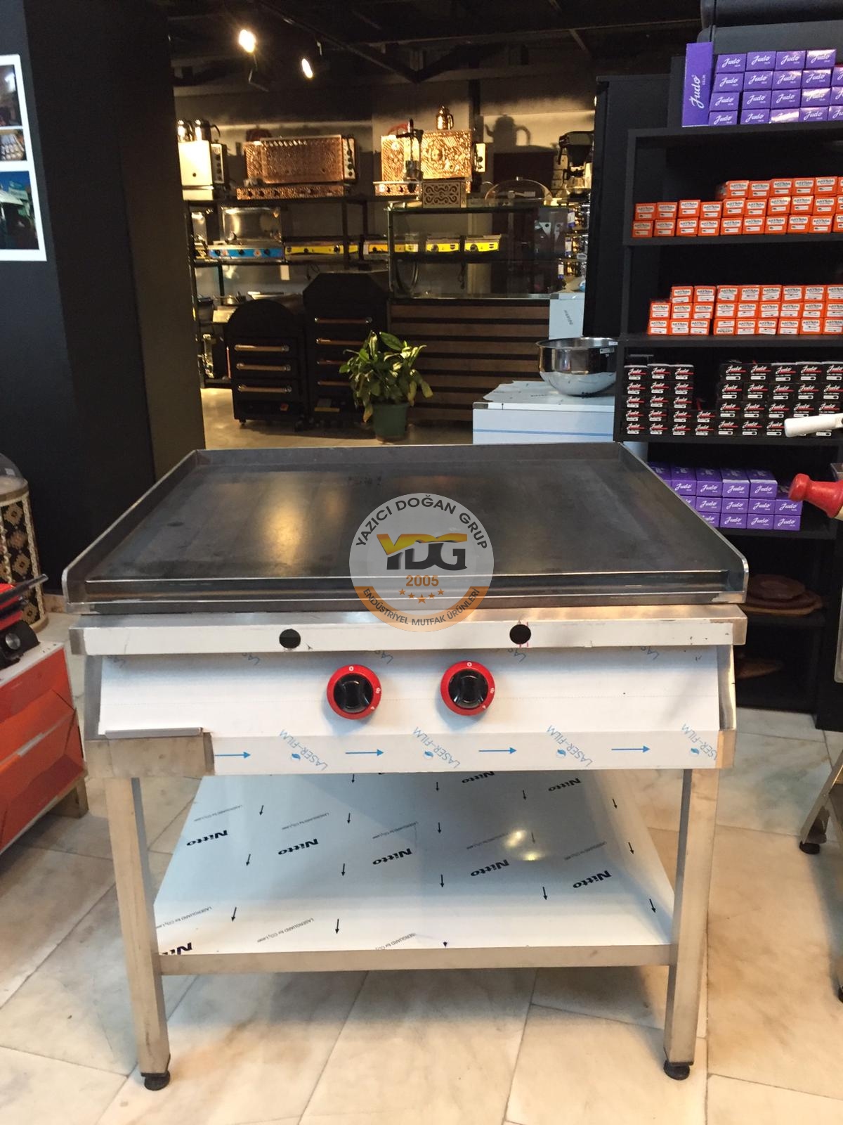 BAZLAMA PİŞİRME PROFESYONEL SERİ IZGARA - 120*100 DOĞALGAZLI - Görsel 9