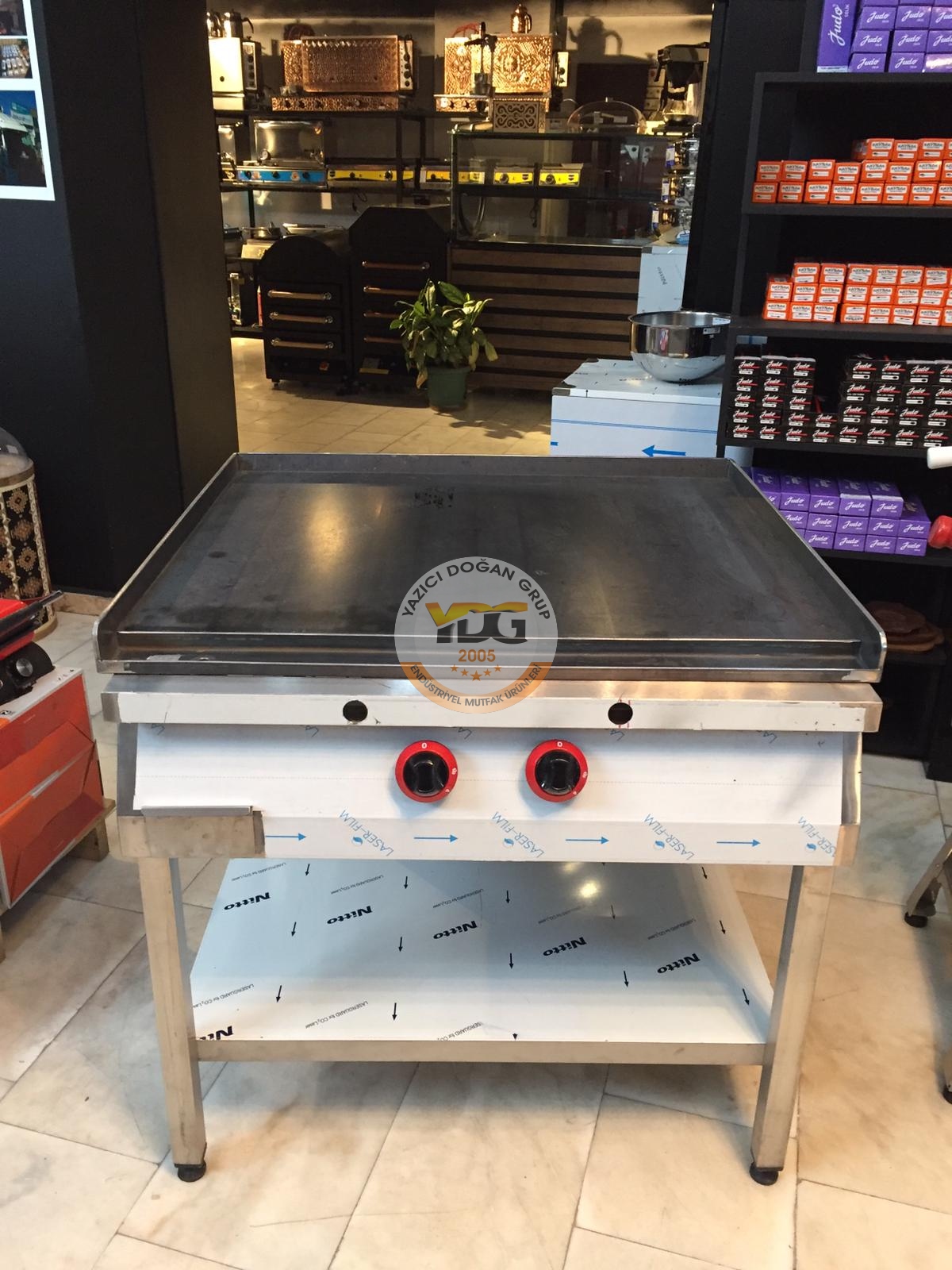 BAZLAMA PİŞİRME PROFESYONEL SERİ IZGARA - 120*100 DOĞALGAZLI - Görsel 5