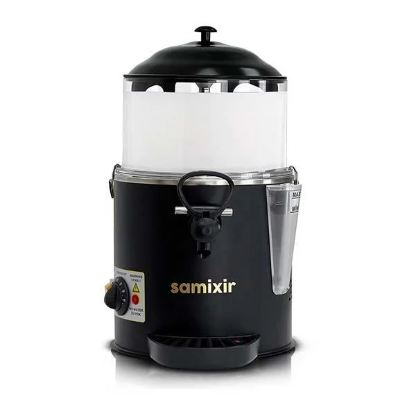 Samixir SC05.B Panoramik Sıcak İçecek Dispenseri, 5 Litre, Karıştırıcılı, Siyah